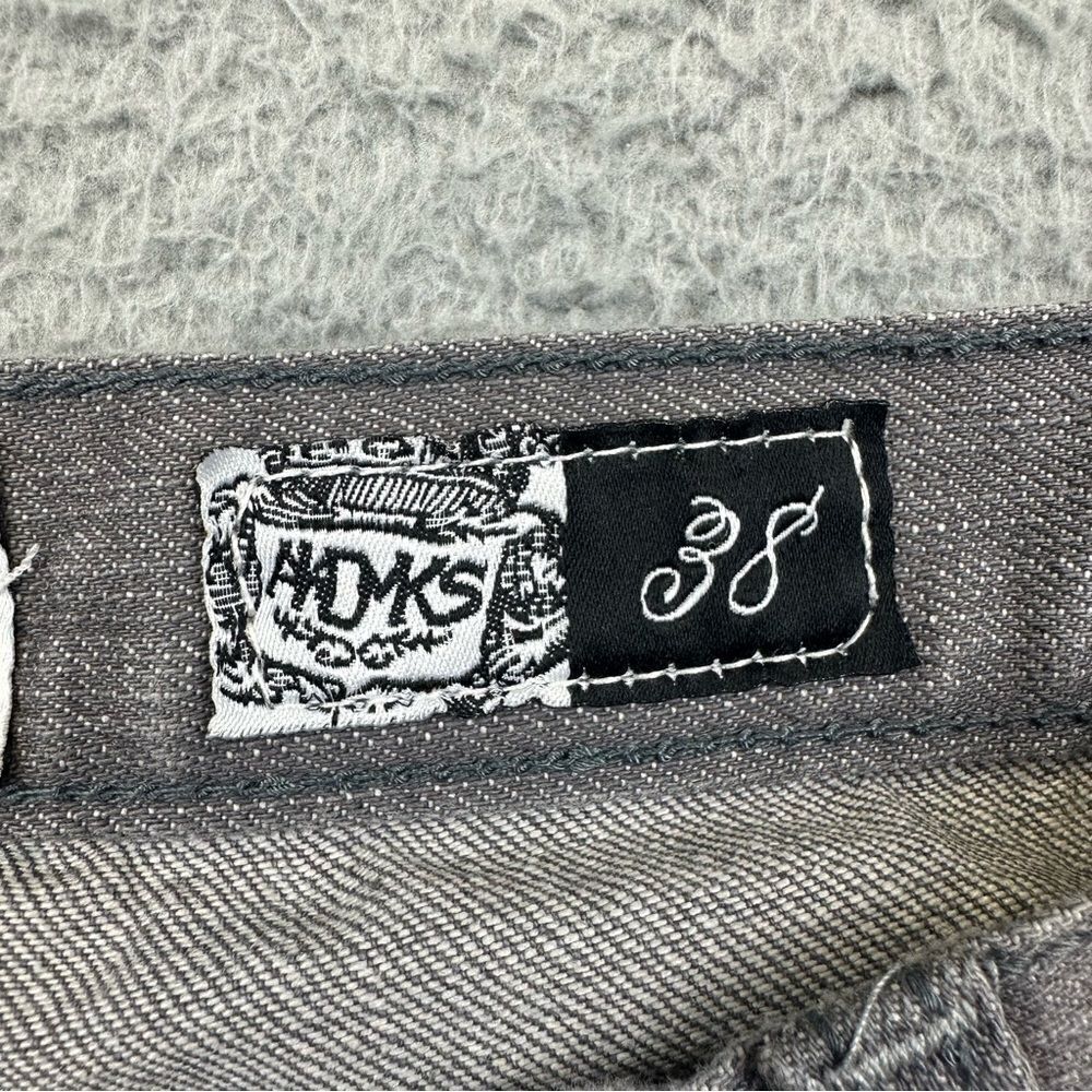 Akademiks Jeans Mens 38 Gray True Fit Lot 009 Straight Denim Grunge 34x31 - Picture 14 of 16